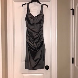Grey/silver cocktail dress